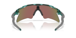 แว่นกันแดด Oakley Radar EV Heater OO9541-09 สีแปซิฟิกโปร่งใส Prizm Sapphire Polarized แว่นกันแดด Oakley OO9541-09 ขาแว่นด้านใน