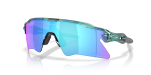 แว่นกันแดด Oakley OO9541-09 มุมเฉียง สีแปซิฟิกโปร่งใส สำหรับทุกเพศ