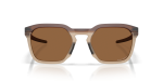 แว่นกันแดด Oakley HSTN SQ 2.0 OO9555-02 Matte Rootbeer Prizm Bronze แว่นกันแดด Oakley OO9555-02 ด้านหน้า