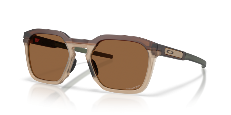 แว่นกันแดด Oakley HSTN SQ 2.0 OO9555-02 Matte Rootbeer Prizm Bronze แว่นกันแดด Oakley OO9555-02 มุมเฉียง สี Matte Rootbeer สำหรับทุกเพศ