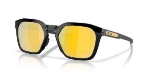 แว่นกันแดด Oakley OO9555-07 มุมเฉียง สีดำขัดเงา สำหรับทุกเพศ