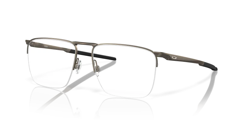 กรอบแว่นสายตา Oakley Voon OX3026-02 Pewter แว่นสายตา Oakley OX3026-02 มุมเฉียง สีพิวเตอร์ สำหรับผู้ชาย