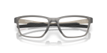 กรอบแว่นสายตา Oakley Metalink OX8153-19 Satin Grey Smoke Oakley OX8153-19 815319 close-up ด้านหน้า