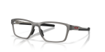 กรอบแว่นสายตา Oakley Metalink OX8153-19 Satin Grey Smoke Oakley OX8153-19 815319 แว่นสายตาสีเทาควันซาติน สำหรับผู้ชาย