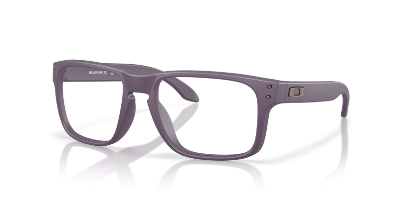 กรอบแว่นสายตา Oakley Holbrook RX OX8156-19 Matte Aubergine แว่นสายตา Oakley OX8156-19 มุมเฉียง สีมะเขือม่วงเนื้อแมท สำหรับผู้ชาย