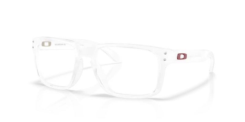 แว่นสายตา Oakley OX8156-20 มุมเฉียง สีใสด้าน สำหรับผู้ชาย