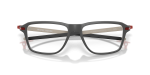 กรอบแว่นสายตา Oakley Wheel House OX8166-11 Matte Dark Grey แว่นสายตา Oakley OX8166-11 close-up ด้านหน้า