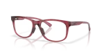 แว่นสายตา Oakley OX8175-11 มุมเฉียง สีแดงเหล็กโปร่งใส สำหรับผู้หญิง