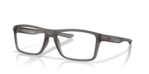 แว่นสายตา Oakley OX8178-11 มุมเฉียง สี Satin Grey Smoke สำหรับผู้ชาย