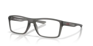 แว่นสายตา Oakley OX8178-11 มุมเฉียง สี Satin Grey Smoke สำหรับผู้ชาย