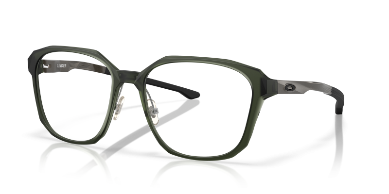Oakley Slender OX8193-04 819304 กรอบแว่นสายตาสีเขียวมะกอกด้าน แป้นจมูกปรับได้ สำหรับผู้ชาย