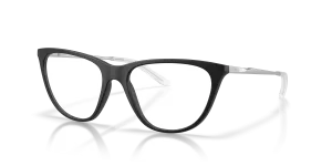 แว่นสายตา Oakley OX8202-01 มุมเฉียง สี Satin Black สำหรับผู้หญิง