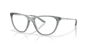 แว่นสายตา Oakley OX8202-03 มุมเฉียง เงาสีเทา สำหรับผู้หญิง