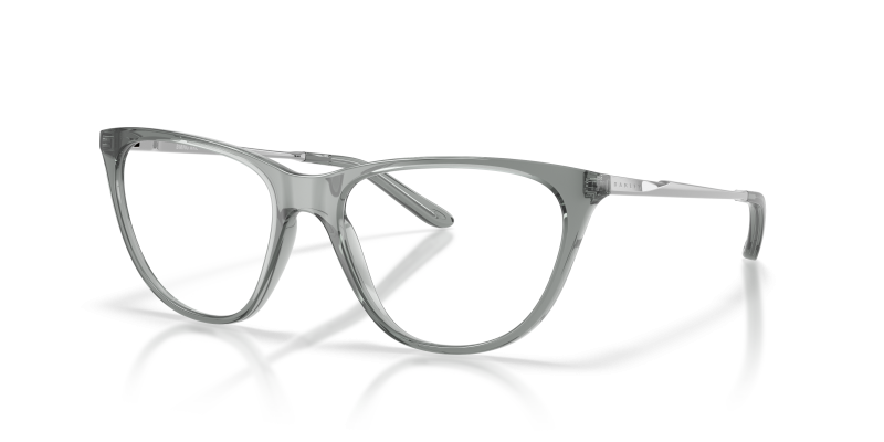 แว่นสายตา Oakley OX8202-03 มุมเฉียง เงาสีเทา สำหรับผู้หญิง