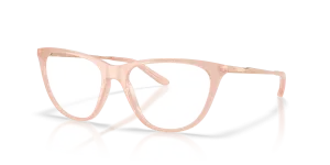 แว่นสายตา Oakley OX8202-04 มุมเฉียง สี Dusty Rose สำหรับผู้หญิง