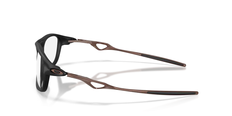 แว่นสายตา Oakley OX8203-06 มุมข้าง ขาแว่นสีมะฮอกกานีเมทัล
