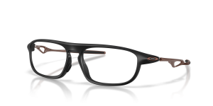 แว่นสายตา Oakley OX8203-06 มุมเฉียง สี Satin Black สำหรับทุกเพศ