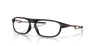 แว่นสายตา Oakley OX8203-06 มุมเฉียง สี Satin Black สำหรับทุกเพศ