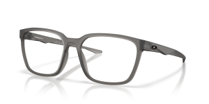 แว่นสายตา Oakley OX8207-02 มุมเฉียง สี Satin Grey Smoke สำหรับผู้ชาย