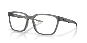 แว่นสายตา Oakley OX8207-02 มุมเฉียง สี Satin Grey Smoke สำหรับผู้ชาย