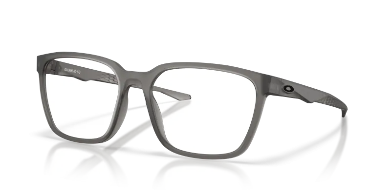 กรอบแว่นสายตา Oakley Overhead SQ OX8207-02 Satin Grey Smoke แว่นสายตา Oakley OX8207-02 มุมเฉียง สี Satin Grey Smoke สำหรับผู้ชาย