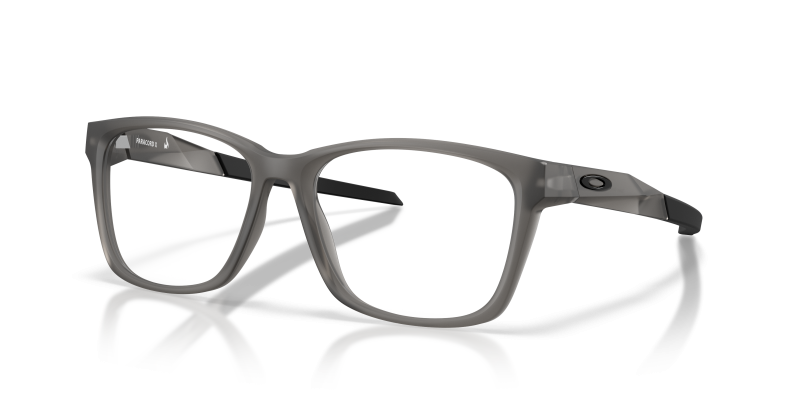 กรอบแว่นสายตา Oakley Paracord X OX8209-02 Satin Grey Smoke แว่นสายตา Oakley OX8209-02 มุมเฉียง สี Satin Grey Smoke สำหรับผู้ชาย