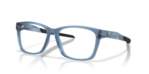 แว่นสายตา Oakley OX8209-03 มุมเฉียง สีทะเลลึกโปร่งแสงด้าน สำหรับผู้ชาย