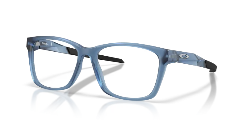 แว่นสายตา Oakley OX8209-03 มุมเฉียง สีทะเลลึกโปร่งแสงด้าน สำหรับผู้ชาย