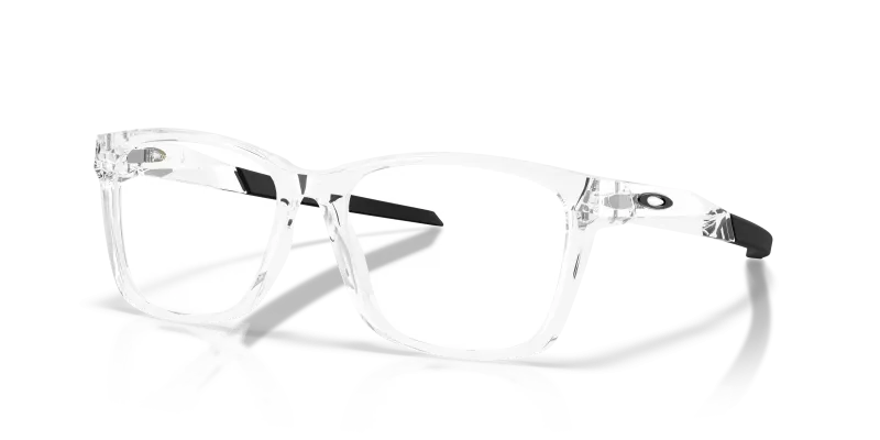 กรอบแว่นสายตา Oakley Paracord X OX8209-04 Polished Clear แว่นสายตา Oakley OX8209-04 มุมเฉียง สี Polished Clear สำหรับผู้ชาย