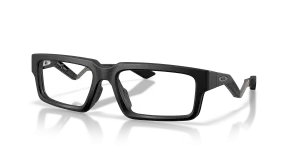 แว่นสายตา Oakley OX8210-01 มุมเฉียง สี Satin Black สำหรับผู้ชาย