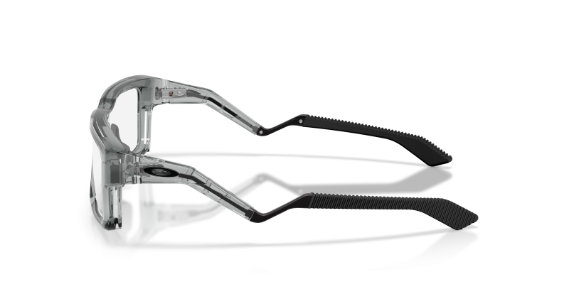 แว่นสายตา Oakley OX8210-02 มุมข้าง ขาแว่นเงาสีเทา