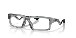 แว่นสายตา Oakley OX8210-02 มุมเฉียง เงาสีเทา สำหรับผู้ชาย