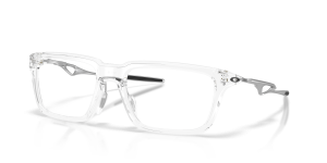 แว่นสายตา Oakley OX8211D-03 มุมเฉียง สี Polished Clear สำหรับทุกเพศ