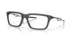 แว่นสายตา Oakley OX8211D-04 มุมเฉียง เหล็กสีน้ำเงินด้าน สำหรับทุกเพศ
