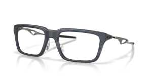 แว่นสายตา Oakley OX8211D-04 มุมเฉียง เหล็กสีน้ำเงินด้าน สำหรับทุกเพศ