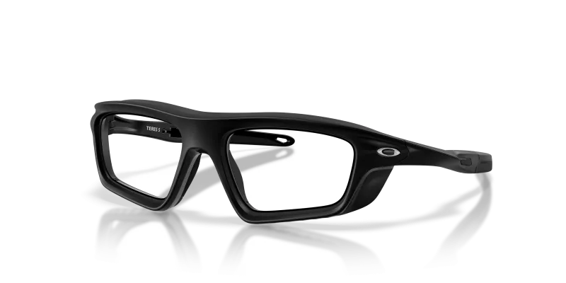แว่นสายตา Oakley OX8213-01 มุมเฉียง สี Satin Black สำหรับทุกเพศ