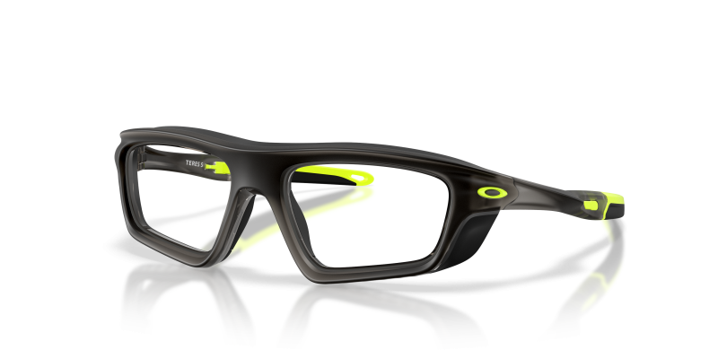 กรอบแว่นสายตา Oakley Teres S OX8213-02 Satin Grey Smoke แว่นสายตา Oakley OX8213-02 มุมเฉียง สี Satin Grey Smoke สำหรับทุกเพศ