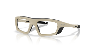 แว่นสายตา Oakley OX8213-03 มุมเฉียง สีทรายด้าน สำหรับทุกเพศ