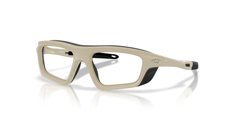 แว่นสายตา Oakley OX8213-03 มุมเฉียง สีทรายด้าน สำหรับทุกเพศ