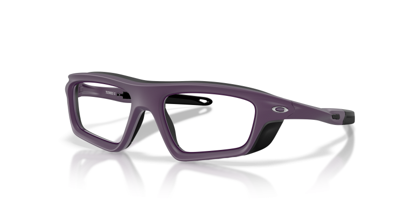 กรอบแว่นสายตา Oakley Teres S OX8213-04 Matte Aubergine แว่นสายตา Oakley OX8213-04 มุมเฉียง สีมะเขือม่วงเนื้อแมท สำหรับทุกเพศ