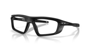 แว่นสายตา Oakley OX8215-01 มุมเฉียง สี Satin Black สำหรับทุกเพศ