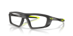 กรอบแว่นสายตา Oakley Teres OX8215-02 Satin Grey Smoke แว่นสายตา Oakley OX8215-02 มุมเฉียง สี Satin Grey Smoke สำหรับทุกเพศ