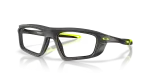 กรอบแว่นสายตา Oakley Teres OX8215-02 Satin Grey Smoke แว่นสายตา Oakley OX8215-02 มุมเฉียง สี Satin Grey Smoke สำหรับทุกเพศ
