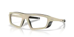แว่นสายตา Oakley OX8215-03 มุมเฉียง สีทรายด้าน สำหรับทุกเพศ
