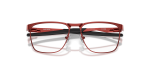 กรอบแว่นสายตา Oakley Flip Kick OY3003-06 Iron Red Metal Oakley OY3003-06 300306 close-up ด้านหน้า