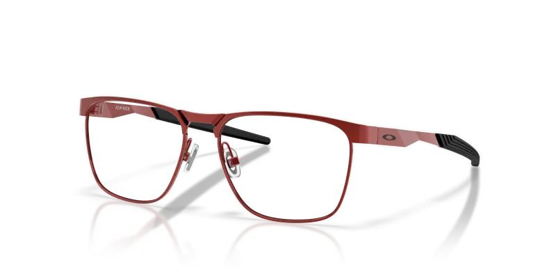 กรอบแว่นสายตา Oakley Flip Kick OY3003-06 Iron Red Metal Oakley OY3003-06 300306 แว่นสายตาสีแดงสำหรับเด็ก
