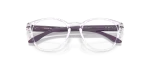 กรอบแว่นสายตา Oakley Round Off OY8017-06 Polished Clear Oakley OY8017-06 801706 close-up ด้านหน้า