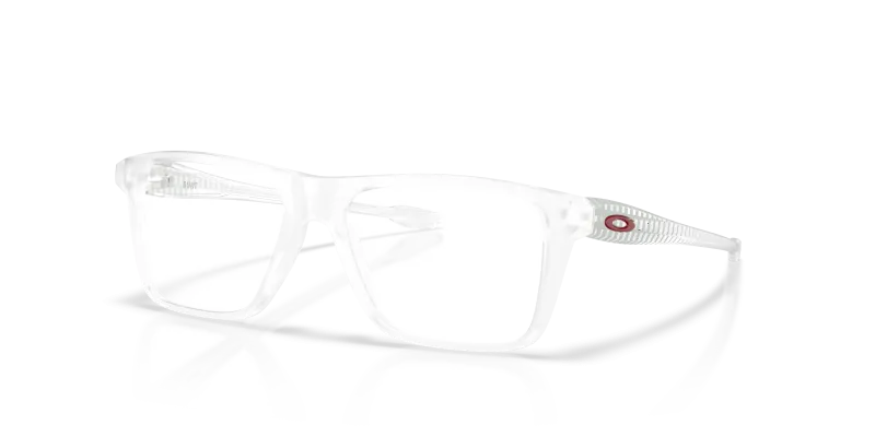 แว่นสายตา Oakley OY8026-11 มุมเฉียง สีใสด้าน สำหรับเด็กผู้ชาย