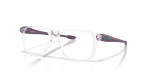 กรอบแว่นสายตา Oakley Youth Bunt OY8026-12 Polished Clear แว่นสายตา Oakley OY8026-12 มุมเฉียง สี Polished Clear สำหรับเด็กผู้ชาย