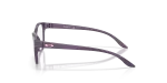กรอบแว่นสายตา Oakley Humbly (A) OY8029F-07 Polished Aubergine แว่นสายตา Oakley OY8029F-07 802907 มุมข้าง ดีไซน์ Low Bridge Fit